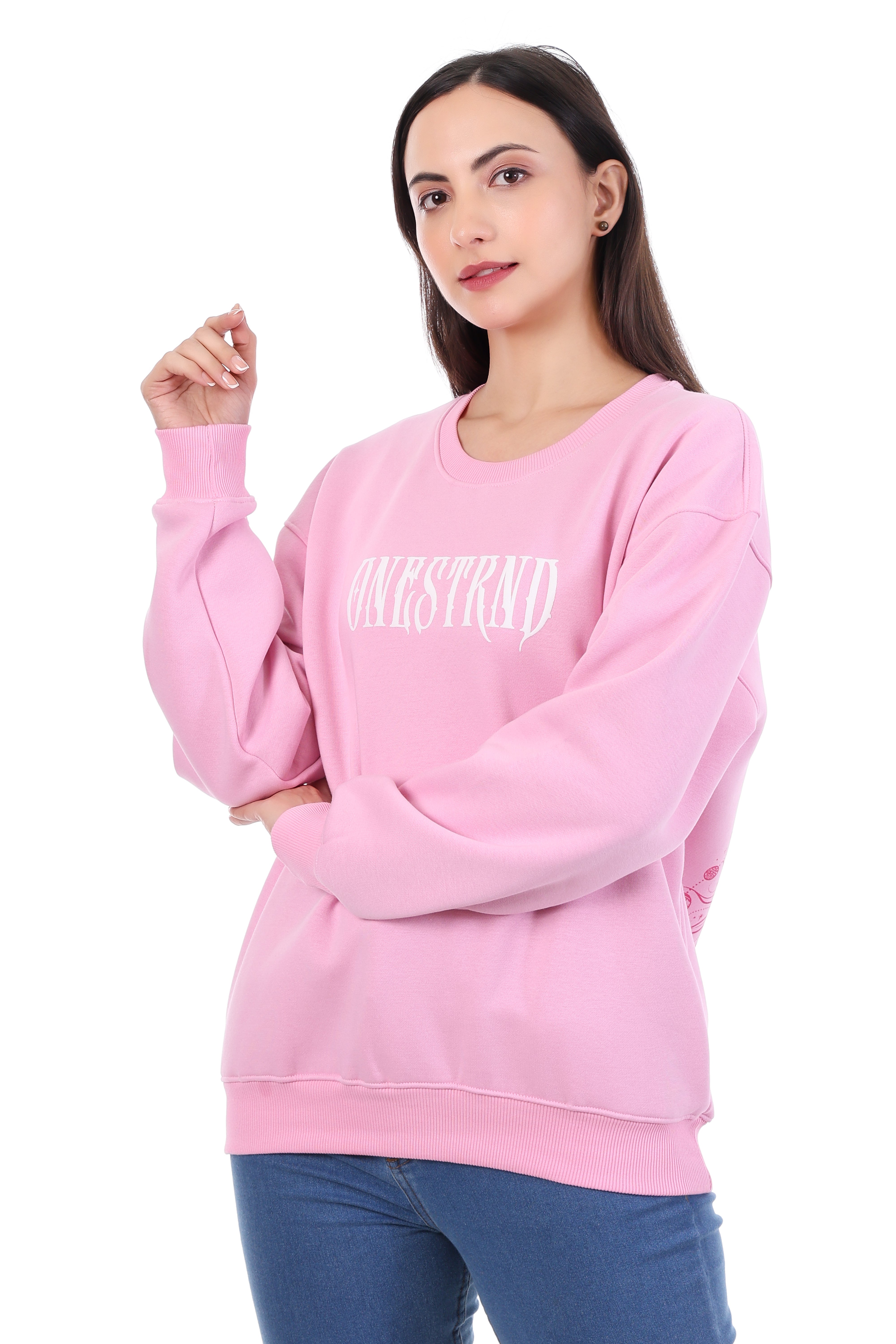 "Aura" Crewneck - Cosmic Rose