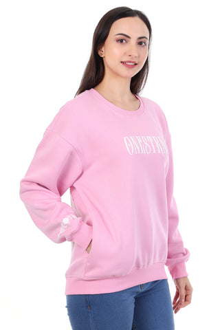 "Aura" Crewneck - Cosmic Rose