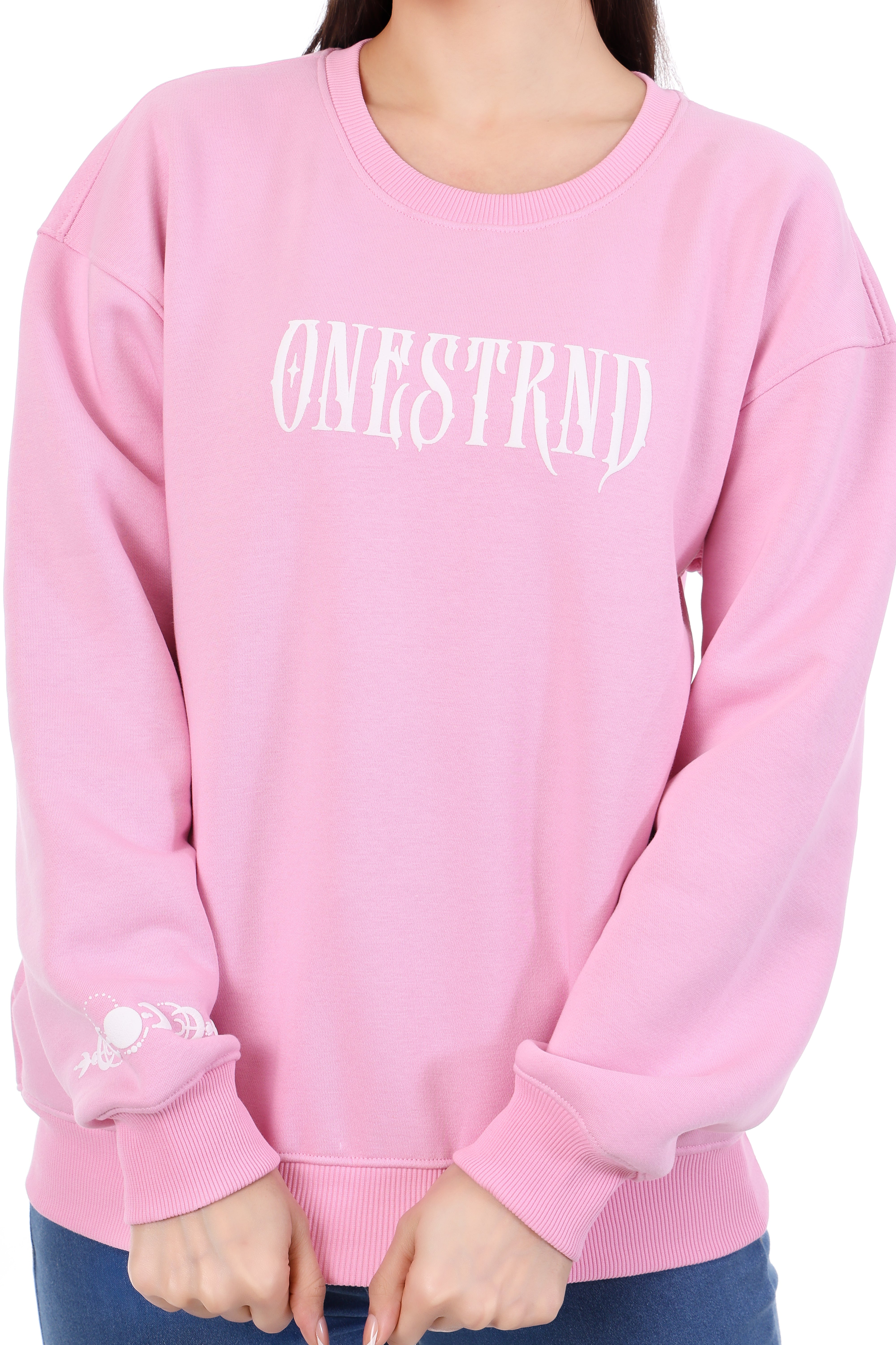 "Aura" Crewneck - Cosmic Rose