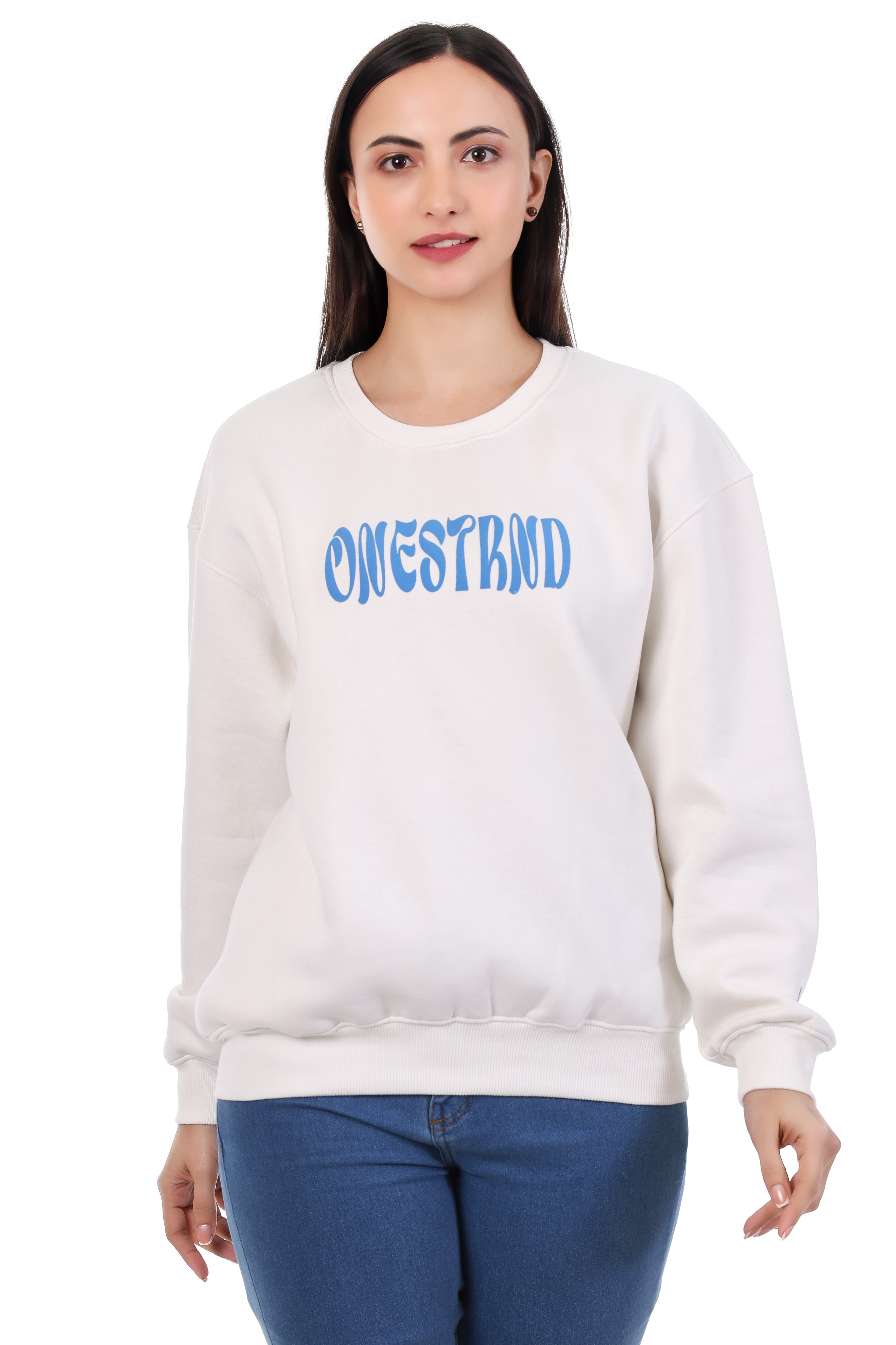 "Vision" Crewneck - Arctic White