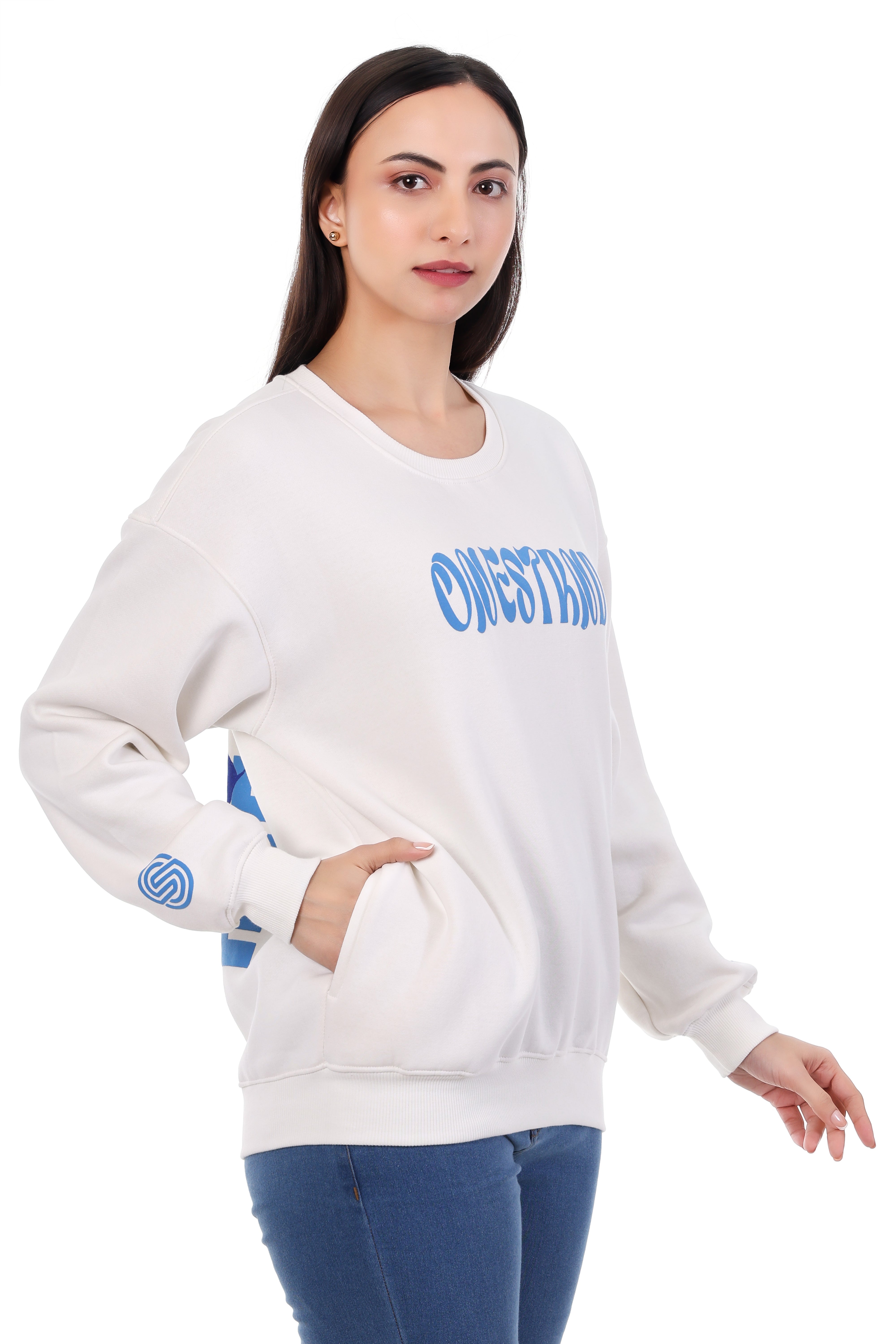 "Vision" Crewneck - Arctic White