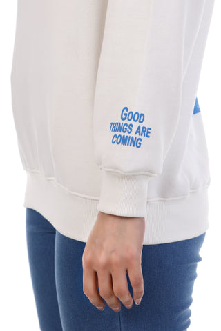 "Vision" Crewneck - Arctic White